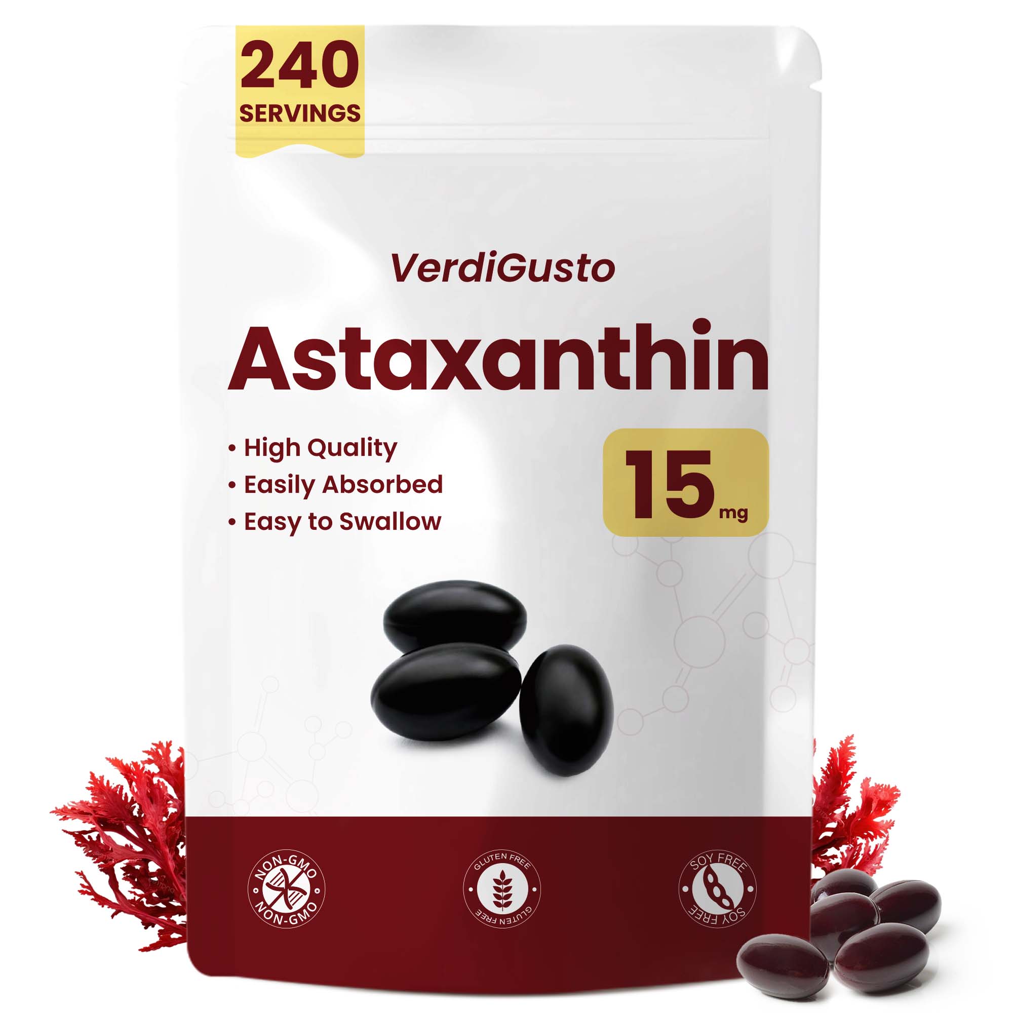 15mg Astaxanthin | 240 Softgels