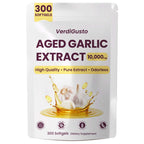 Aged Garlic Extract Softgels, 300 Softgels, 20:1 Extract