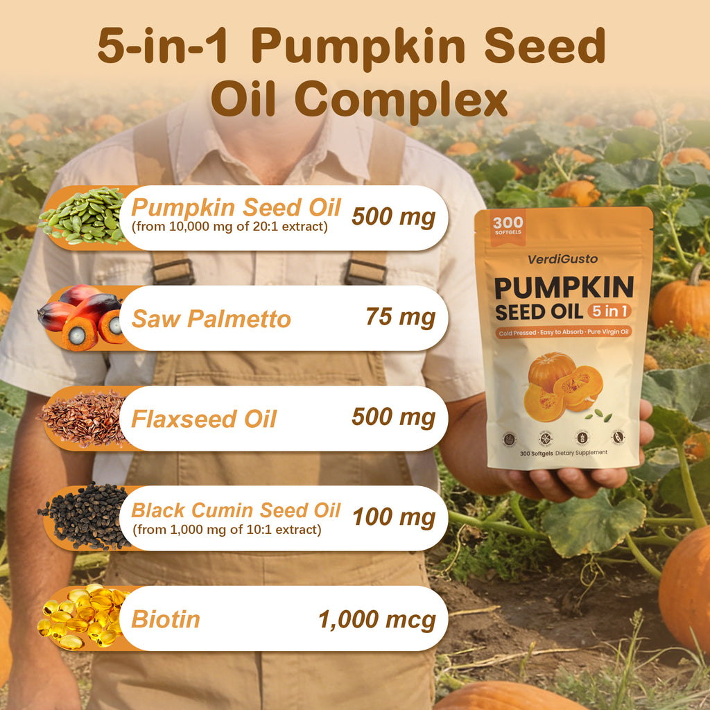 Pumpkin Seed Oil, 300 Softgels