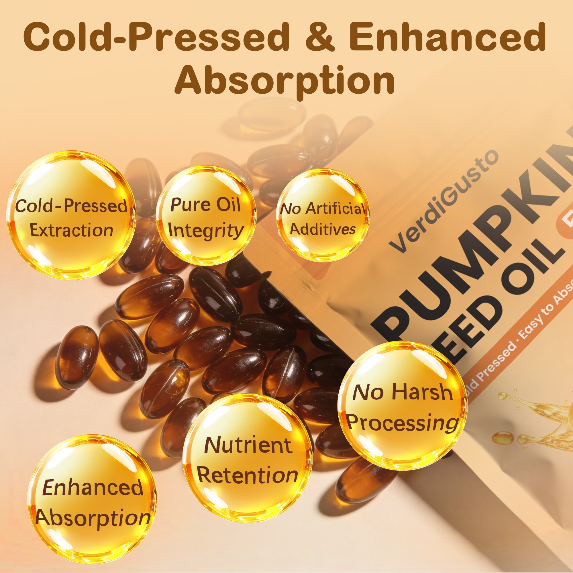 Pumpkin Seed Oil, 300 Softgels